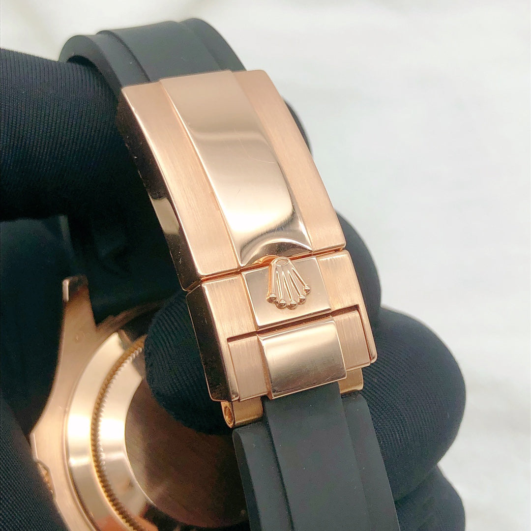 Diamond Rainbow Rolex Yacht Master - Moissanite Watch