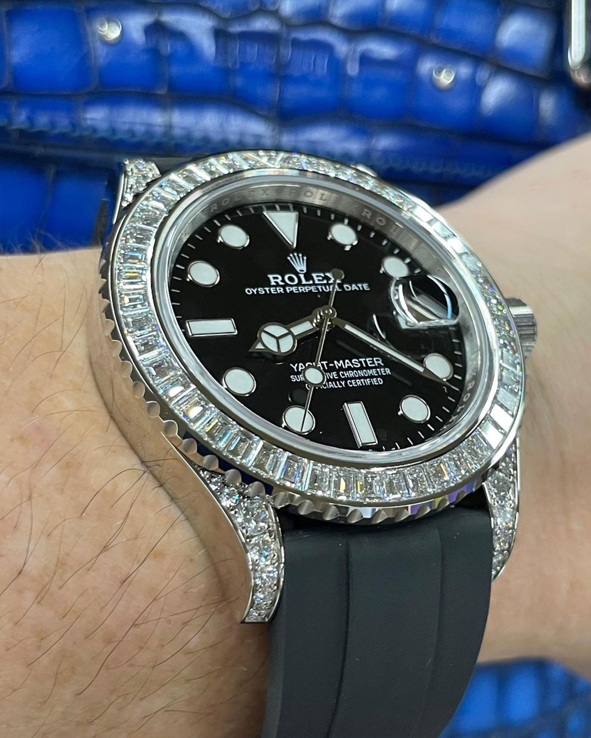 Rolex Yacht Master 42 Men's - Moissanite Diamond Watch
