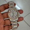 Moissanite Rolex Date-Just Snake Diamond Watch